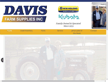 Tablet Screenshot of davisfarmsupplies.com
